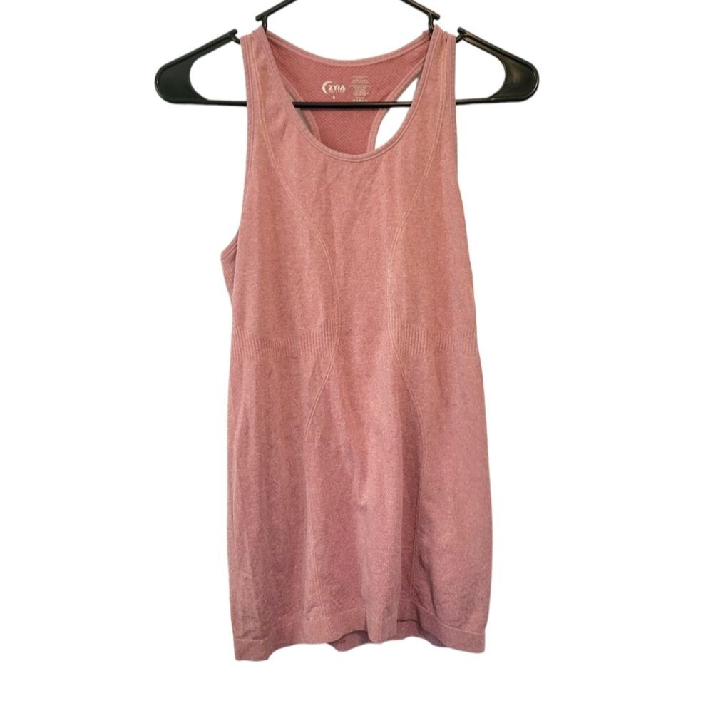 Zyia Active Pink Racerback Tank Top Size Small